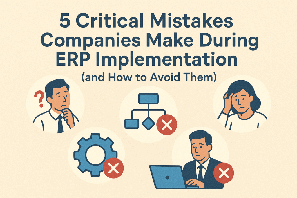 5 Critical Mistakes Companies Make During ERP Implementation (and How to Avoid Them)