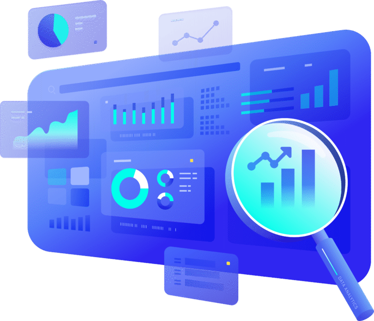Data analytics concept illustration